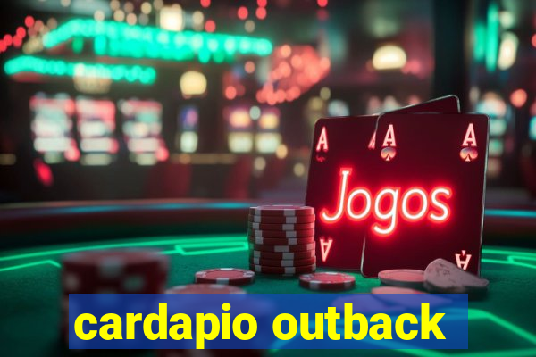 cardapio outback